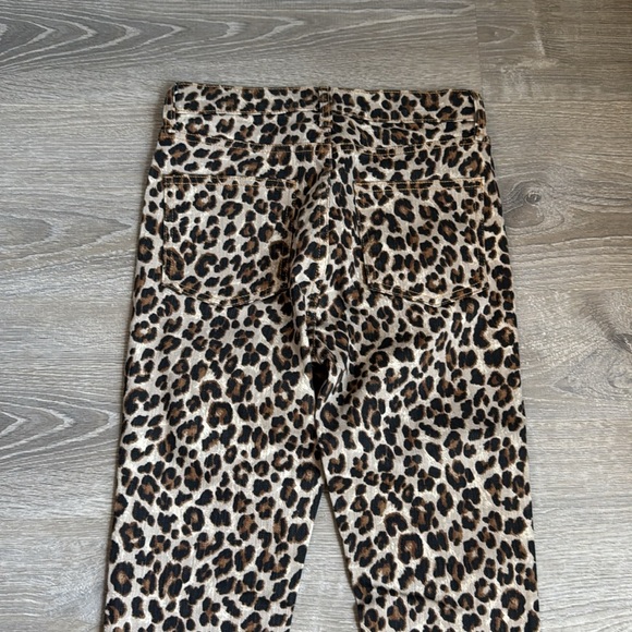 VERONICA BEARD Debbie Leopard Button Front Skinny Jean 25 - Picture 11 of 12